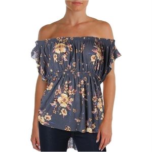Free People Floral Top